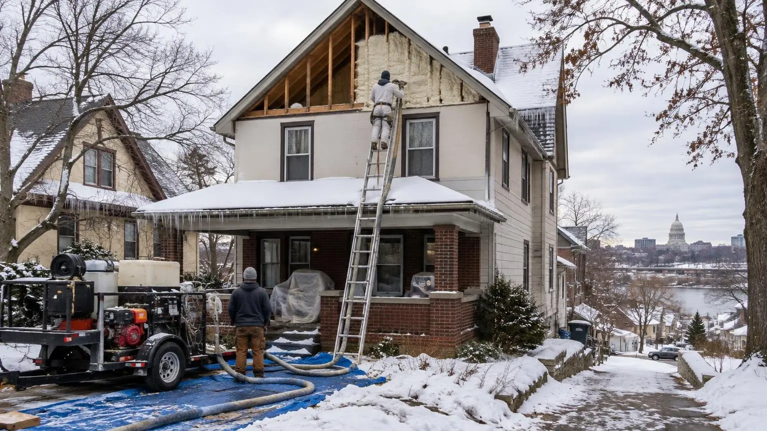 Spray Foam Insulation in Lansing, MI
